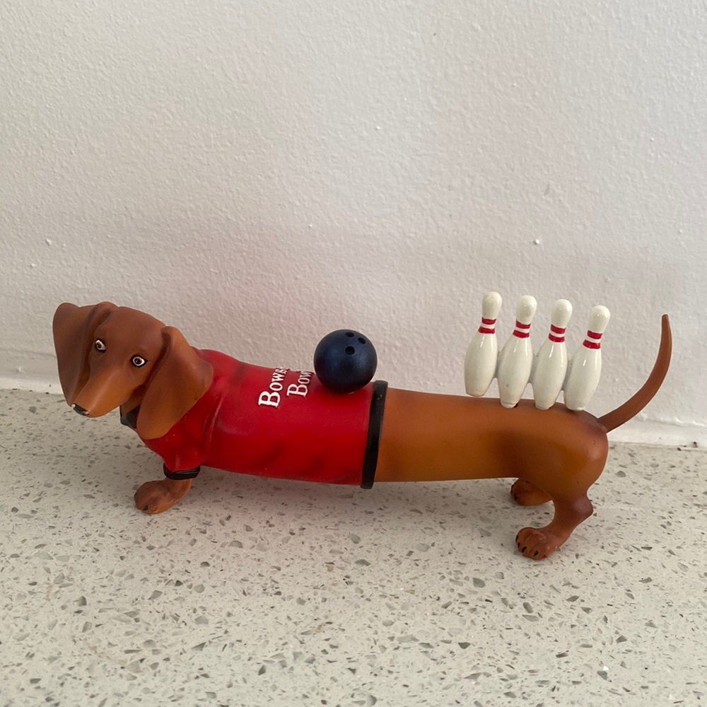 Bowser Bowl Dachshund Wiener Dog collectors item